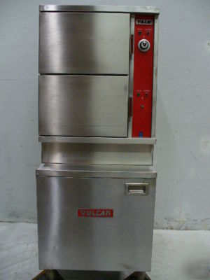 Used vulcan electric double stack steamer mdl VSX24E-8