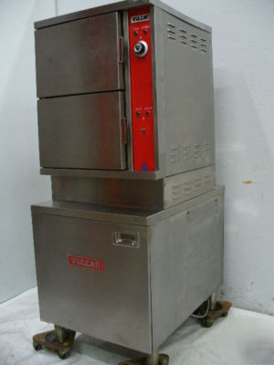 Used vulcan electric double stack steamer mdl VSX24E-8