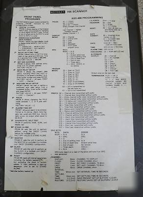 Keithley 705 ieee compatible scanner