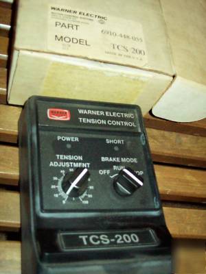 New warner electric tension control tcs-200 new 