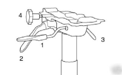 Office chair parts plate mechanism control multi levers