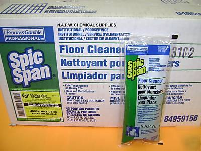 Spic & span floor cleaner 3 oz. packets