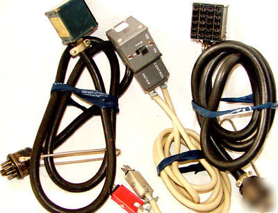 Three test set tektronix TEK37A cables micor radios etc