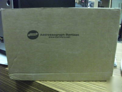 Addressograph bartizan 871 pump handle card imprinter