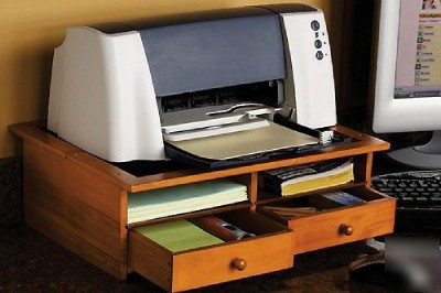 Home office organizer printer stand