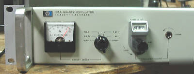 Hp 105A quartz oscillator very nice condition