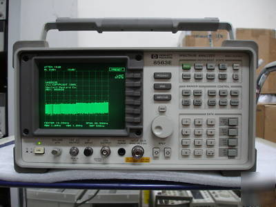 Hp 8563E w/026 9KHZ~26.5GHZ spectrum analyzer 