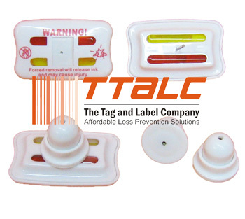 Ink tags - colortag anti-shop theft tags x 100