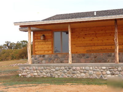 Redi-built pre-finished rustic homes