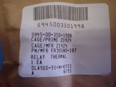 Relays specialties mil-spec aircraft tdr relays 