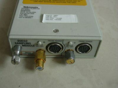 Tektronix 80E02 electrical sampling module CSA8000