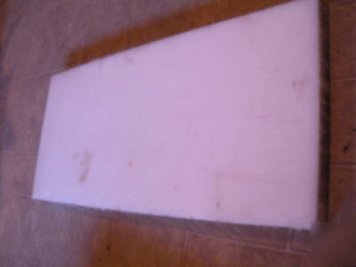Uhmw plastic flat sheet slab bar stock 16 x 35 x 2 1/8
