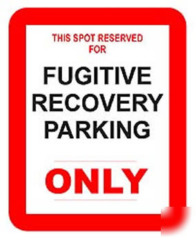 Fugitive recovery aluminum sign