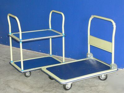 Hand truck push cart 330LB bi level service cart