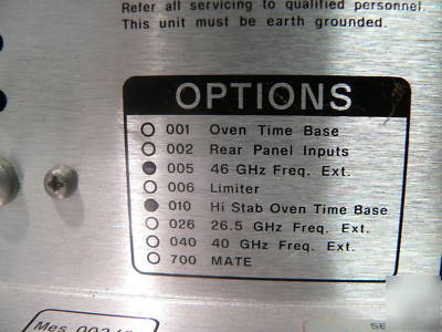 Hp 5352B microwave frequency counter **46 ghz**