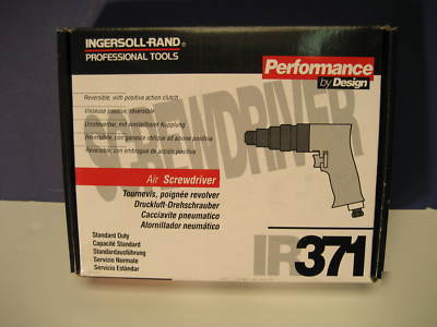 New ingersoll rand IR371 pistol reverse air screwdriver 