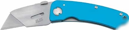 Rdr superknife folding utility knife boxcutter blue