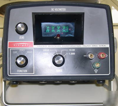 Digital dc voltmeter united systems corporation
