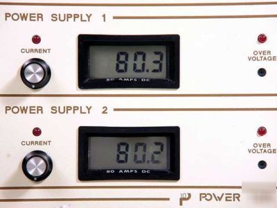 Dual digital 0-30/60V 80/160A regulated dc power supply