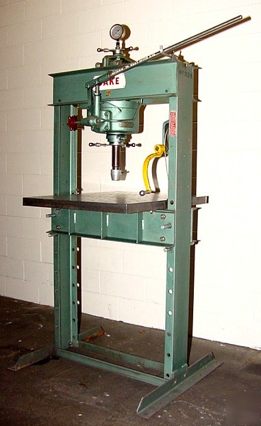 50 ton dake hand operated h-frame hydraulic press