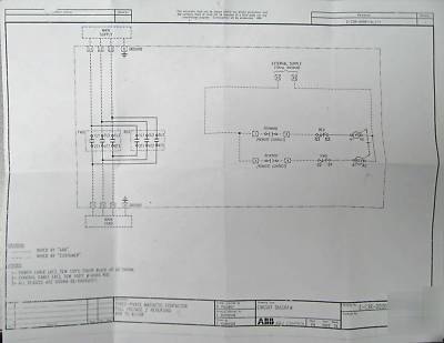 Abb reversing contactor 3P 30AMP mech-elect interlock