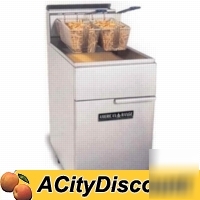 American range 75LB gas commercial deep fat fryer af-75