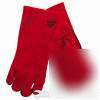 Leather welders apron & welders gauntlets