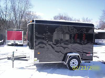 New 2010 6X10 u.s cargo enclosed trailer vent,side door
