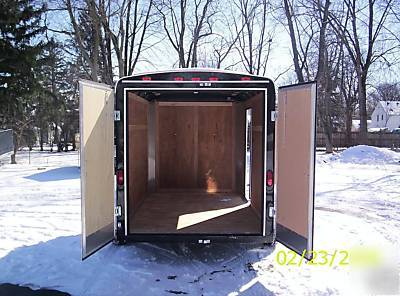 New 2010 6X10 u.s cargo enclosed trailer vent,side door