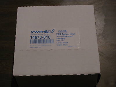 New case vwr disposable pasteur pipettes (cs 200)