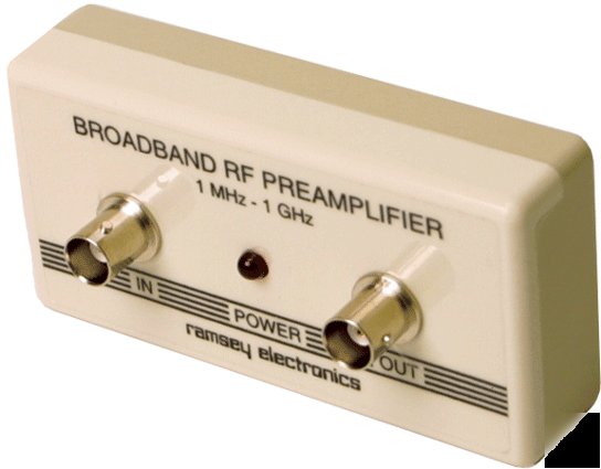 Ramsey PR2 broadband rf preamplifier assembled