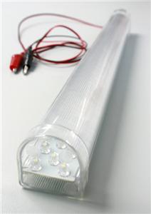 12X dc 12V 5W led solar power light tube lamp motor rv