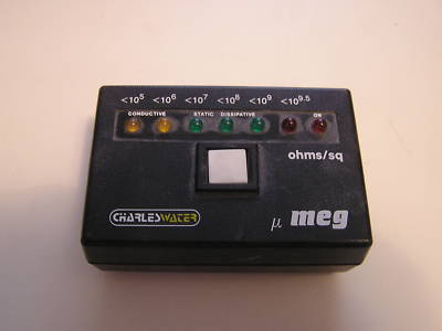 Charleswater u meg esd static mat tester ohms per sq 