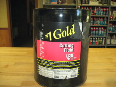 Cutting fluid 5-gallon pail of lps tapmatic gold #40340