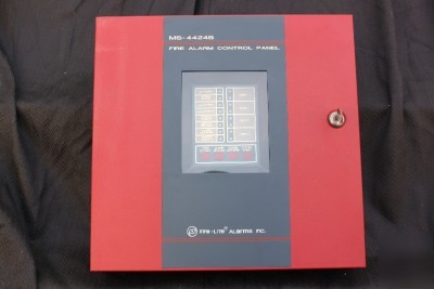 Fire-lite ms-4424B alarm control panel/4 zone/batteries