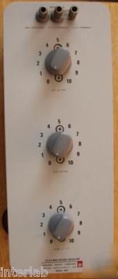 Gen rad 1419-k mica decade capacitor .1, .01, .001UF 