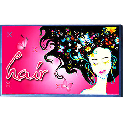 Hair led open sign