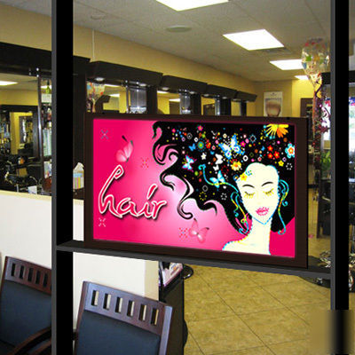 Hair led open sign