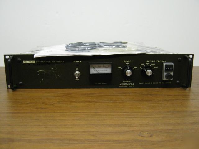 Keithley 247 p/v 3 kvdc 6MA high voltage power supply