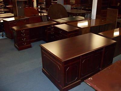 Kimball traditional wood desk sets