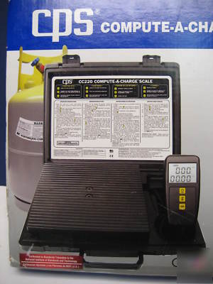 New cps CC220 compact high capacity charging scale hvac