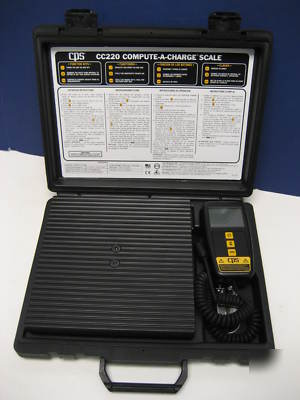 New cps CC220 compact high capacity charging scale hvac