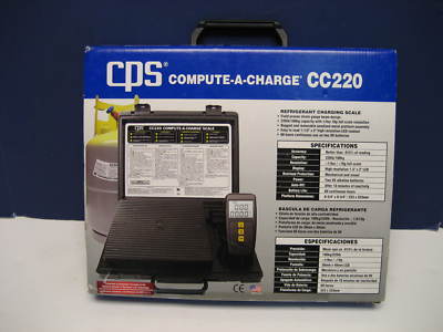 New cps CC220 compact high capacity charging scale hvac