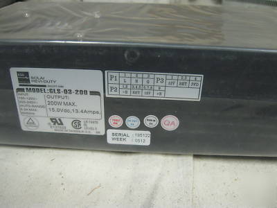 New gls-03-200 sola hevi-duty power supply in box