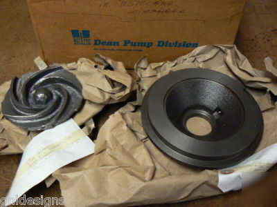 New metpro dean deanline pump impeller & backhead parts