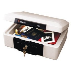 New sentrysafe 1100 1/2 hour fire-safe chest, 