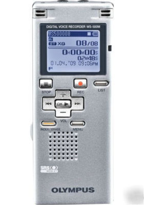 Olympus ws-500M digital voice recorder silver ref