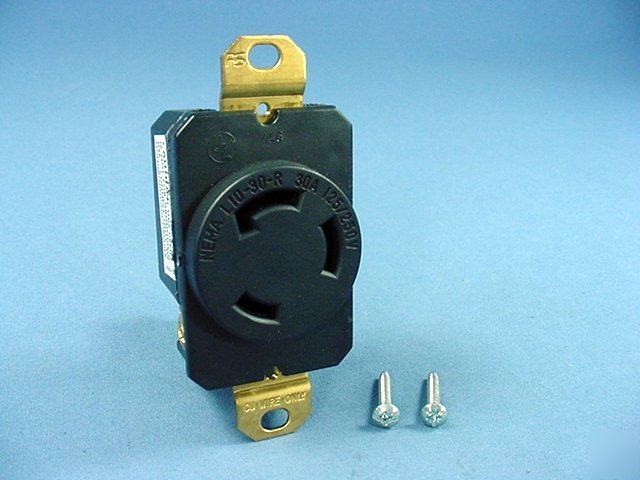 P&s L10-30 twist locking receptacle outlet 125/250V 30A