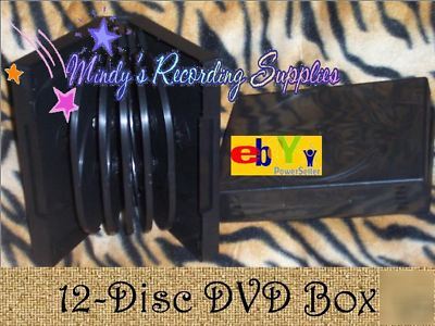 Premium dvd box holds 12 twelve discs movie case buy 1