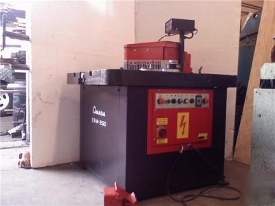 Amada model csw-250 hydraulic power notcher must go